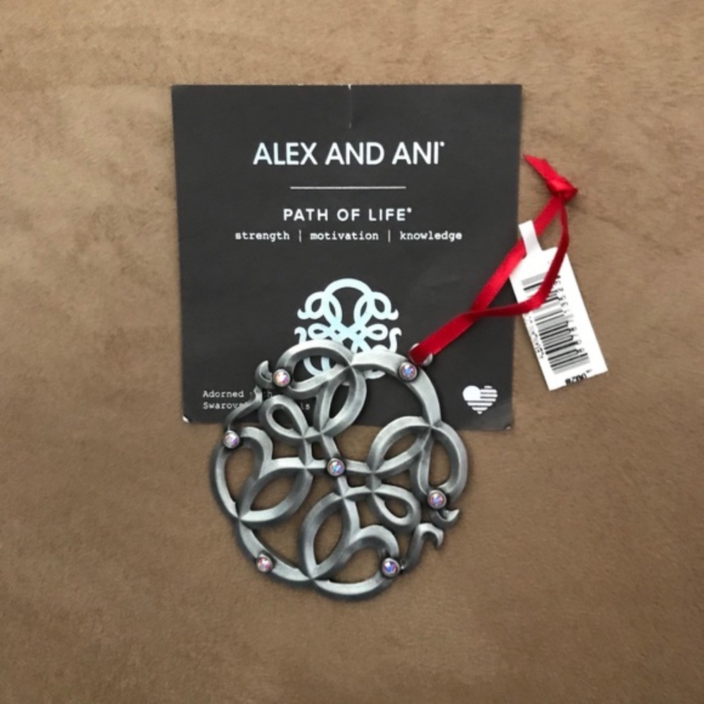 Alex and Ani Path Of Life Christmas Ornament NWT